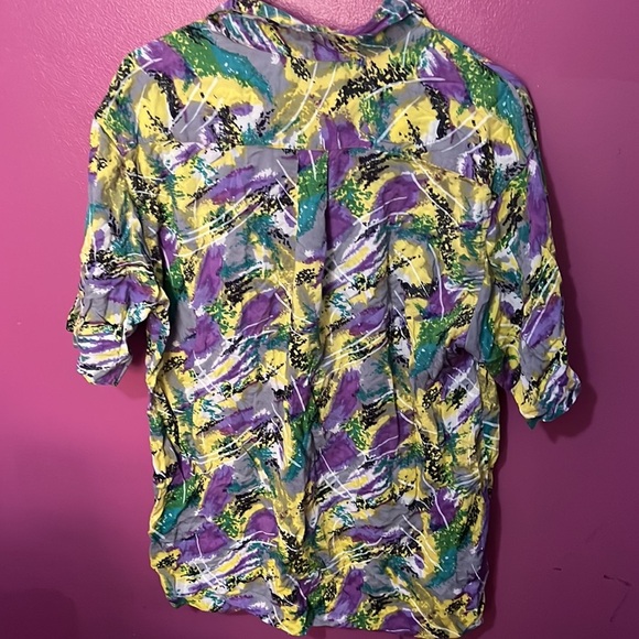 CREATIVE EDGE CRAZY WAVY SHIRT IDEAL FOR FESTIVALS SIZE XL - Picture 4 of 4